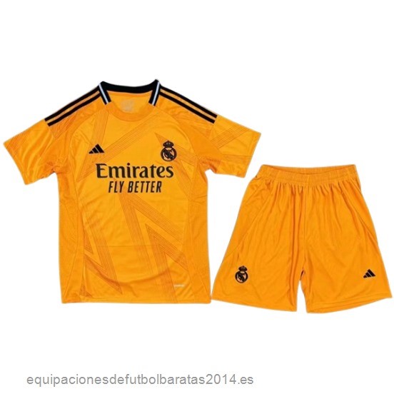 Nuevo 2ª Conjunto De Hombre Real Madrid 24/25 Naranja Baratas